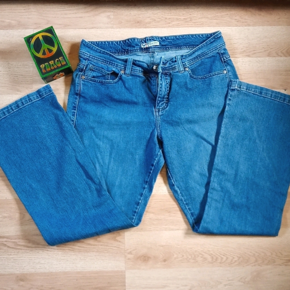 Womens Lee midrise bootcut jeans plus